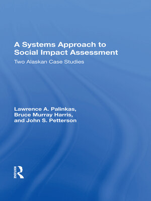 cover image of A Systems Approach to Social Impact Assessment
